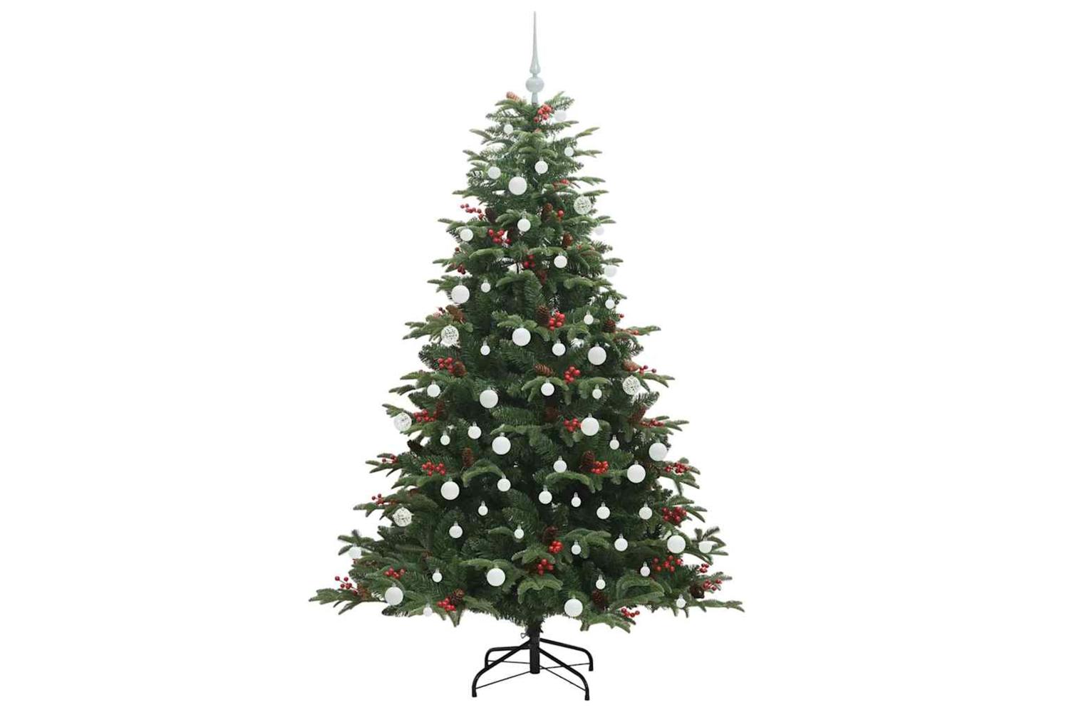 Vidaxl Artificial Christmas Tree With 300 Leds With Stand Green 180 Cm-4