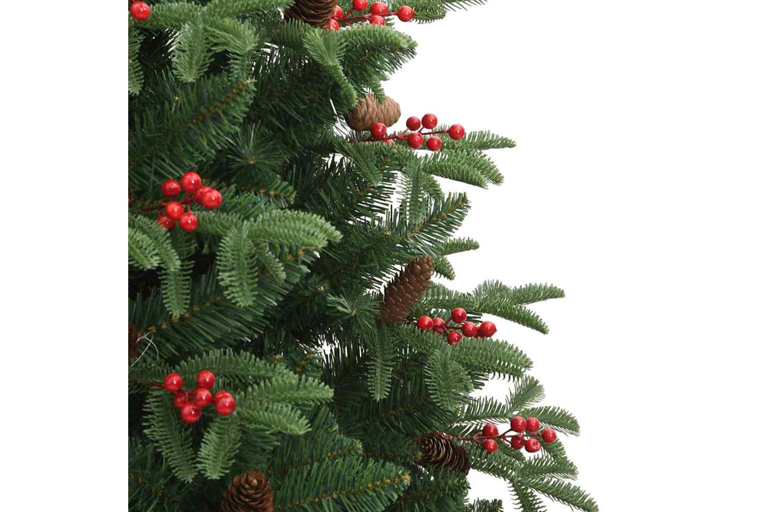Vidaxl Artificial Christmas Tree With 300 Leds With Stand Green 210 Cm-9