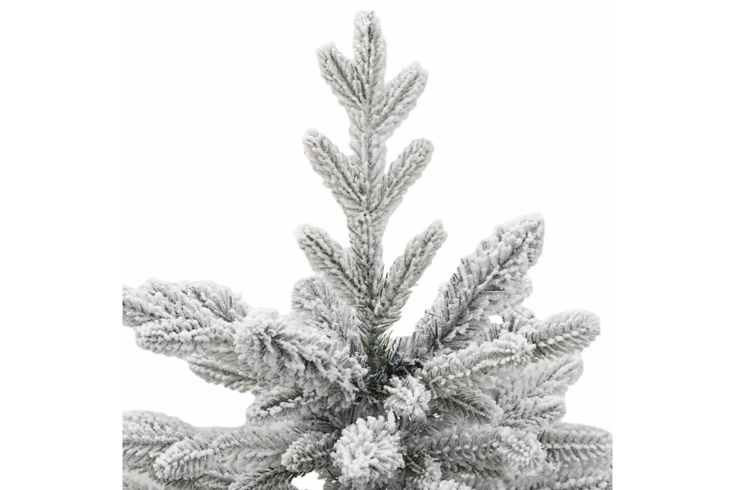 Vidaxl Artificial Hinged Christmas Tree White 120 Cm Pe And Pvc-10