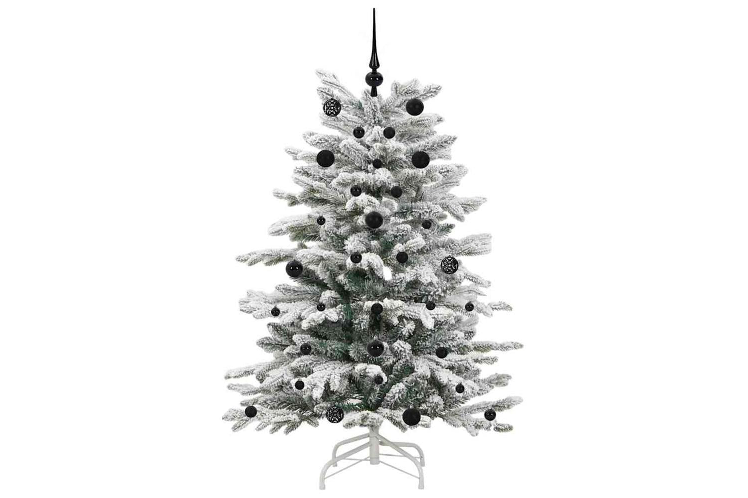 Vidaxl Artificial Hinged Christmas Tree White 150 Cm Pe And Pvc-4