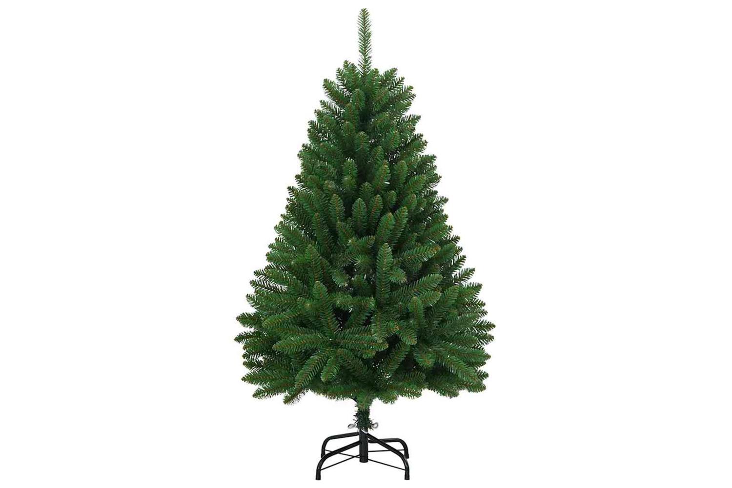 Vidaxl Artificial Christmas Tree With Stand Green 120 Cm Pvc And Metal-5