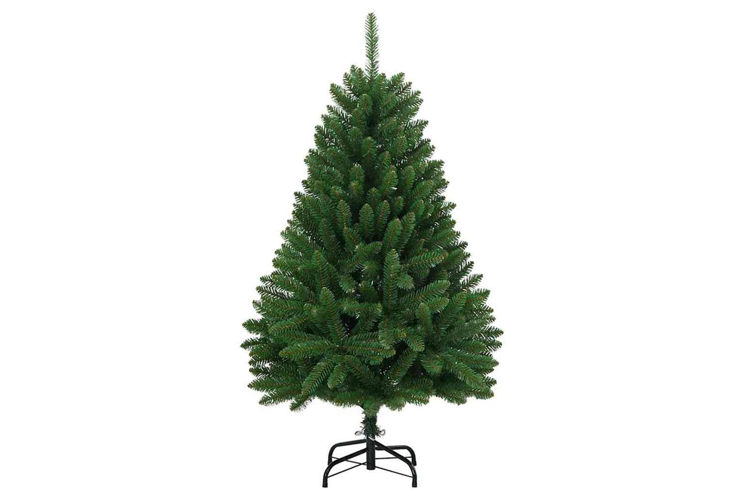 Vidaxl Artificial Christmas Tree With Stand Green 120 Cm Pvc And Metal-5