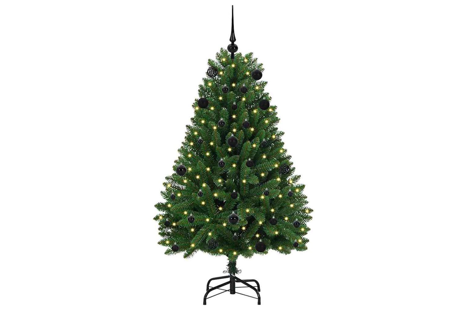 Vidaxl Artificial Christmas Tree With Stand Green 150 Cm Pvc And Metal-3