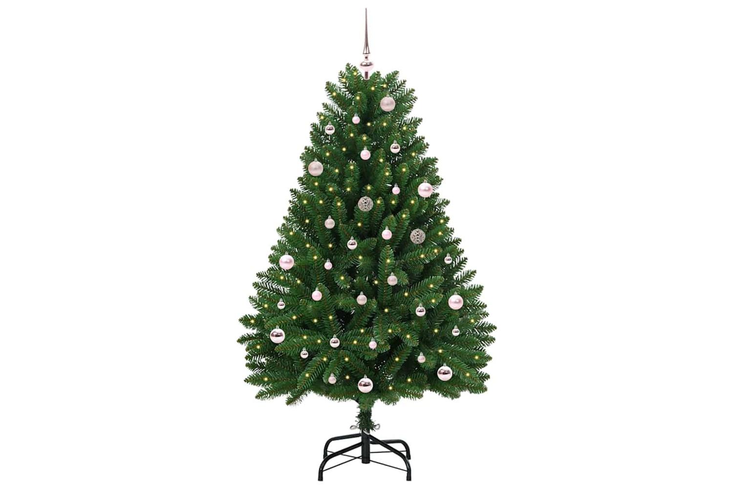 Vidaxl Artificial Christmas Tree With Stand Green 150 Cm Pvc And Metal-2