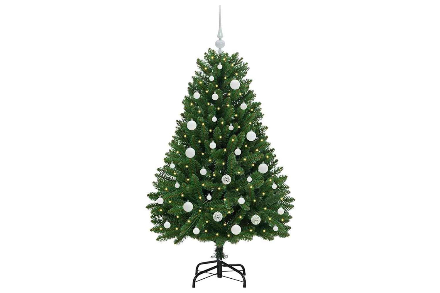 Vidaxl Artificial Christmas Tree With Stand Green 150 Cm Pvc And Metal-3