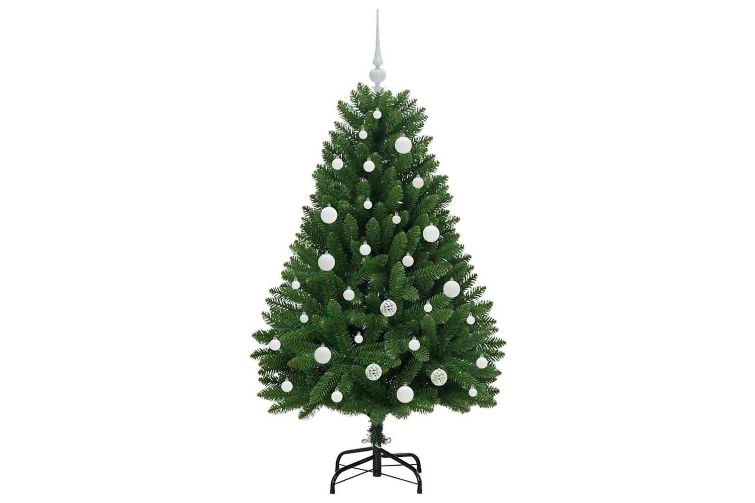 Vidaxl Artificial Christmas Tree With Stand Green 150 Cm Pvc And Metal-4