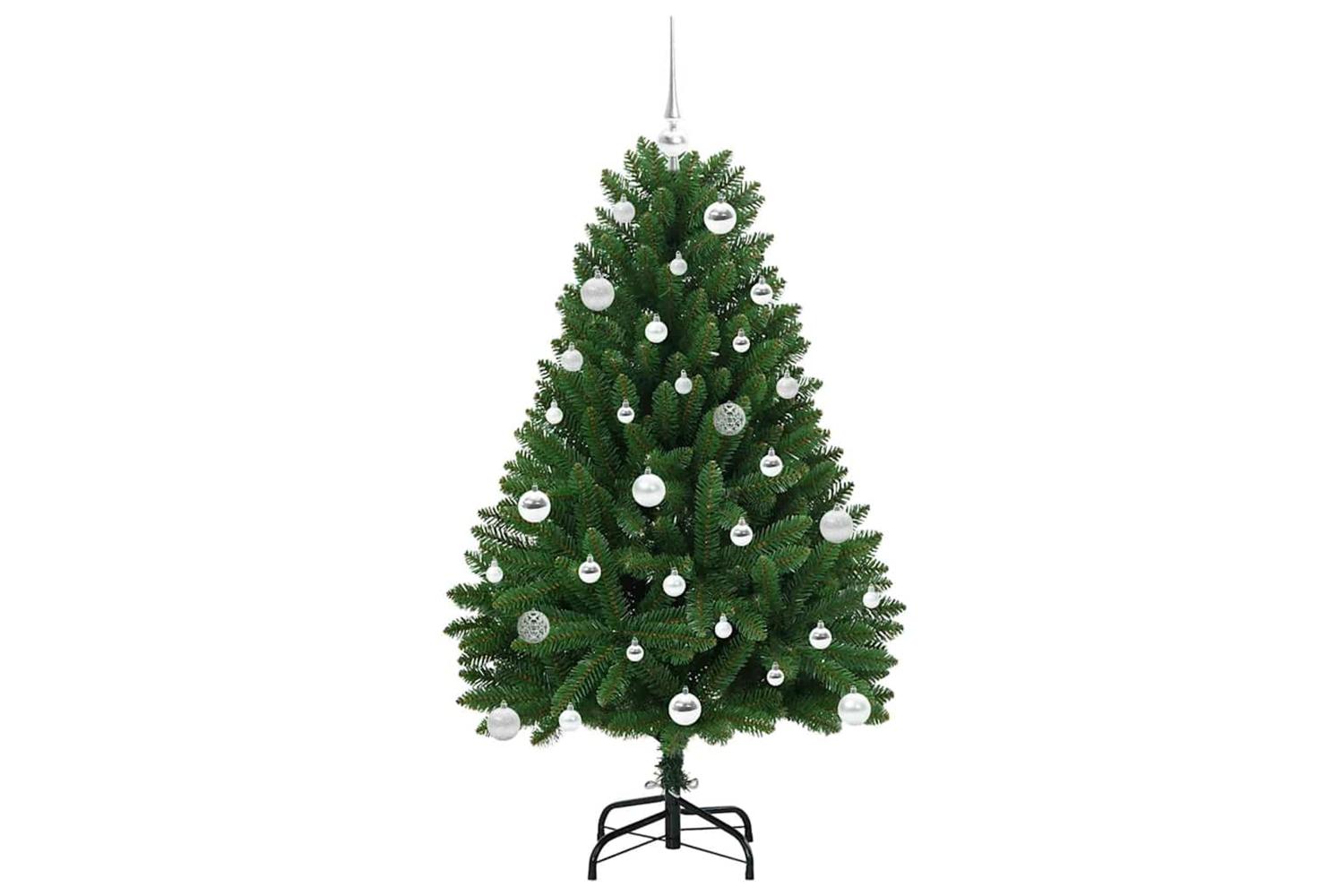 Vidaxl Artificial Christmas Tree With Stand Green 150 Cm Pvc And Metal-4