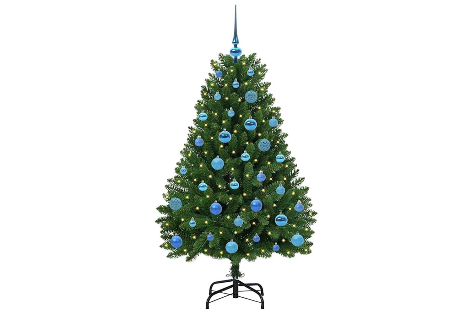 Vidaxl Artificial Christmas Tree With Stand Green 150 Cm Pvc And Metal-3