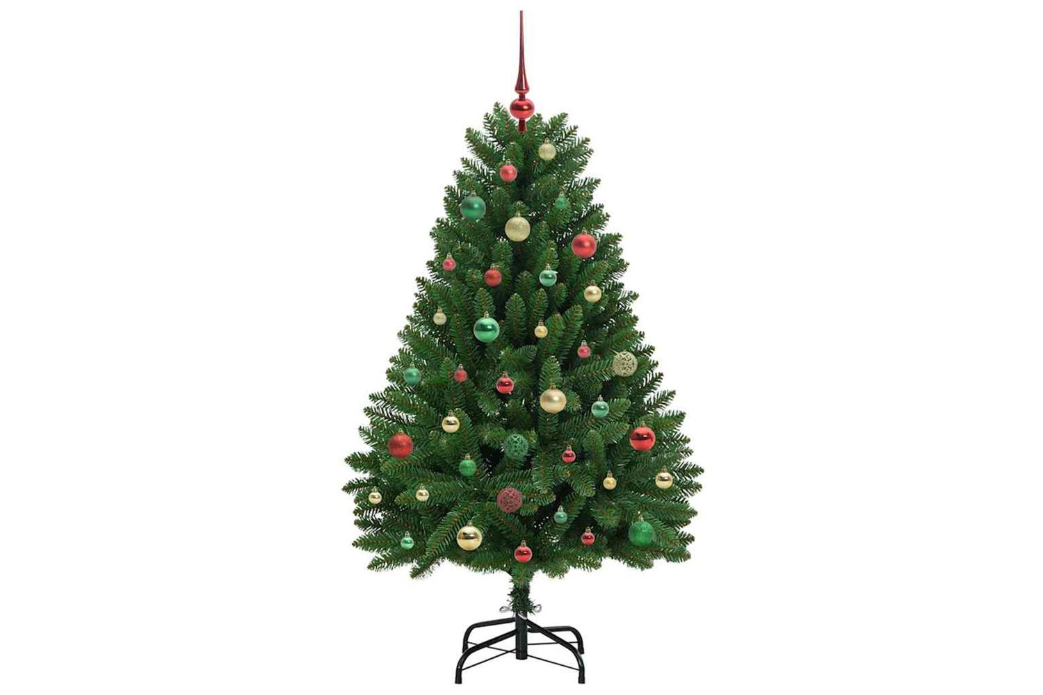 Vidaxl Artificial Christmas Tree With Stand Green 150 Cm Pvc And Metal-6