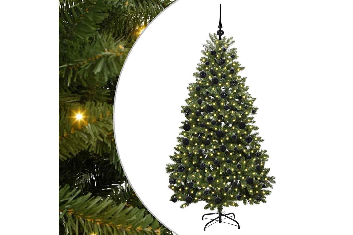 Vidaxl Artificial Christmas Tree With Stand Green 180 Cm Pvc And Metal