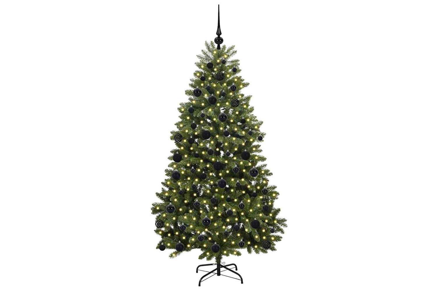 Vidaxl Artificial Christmas Tree With Stand Green 180 Cm Pvc And Metal-3