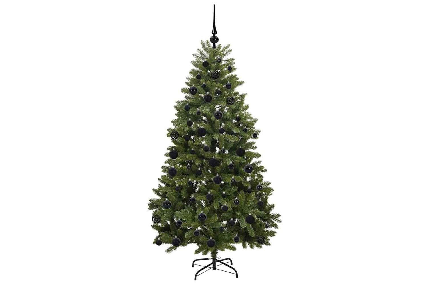 Vidaxl Artificial Christmas Tree With Stand Green 180 Cm Pvc And Metal-4