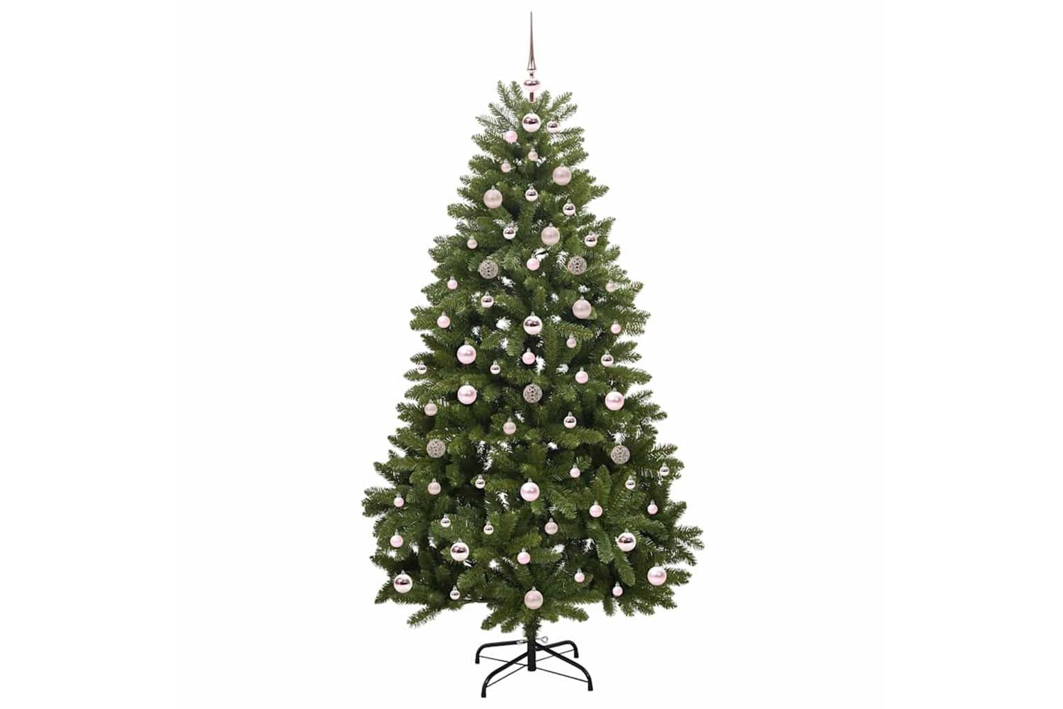 Vidaxl Artificial Christmas Tree With Stand Green 180 Cm Pvc And Metal-4