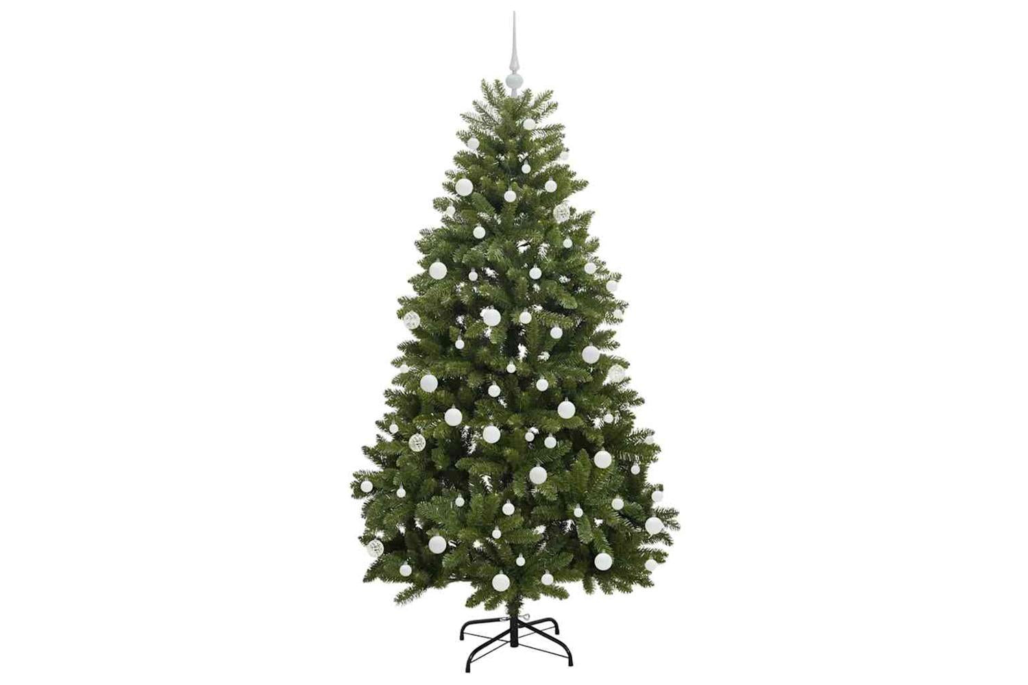 Vidaxl Artificial Christmas Tree With Stand Green 180 Cm Pvc And Metal-4