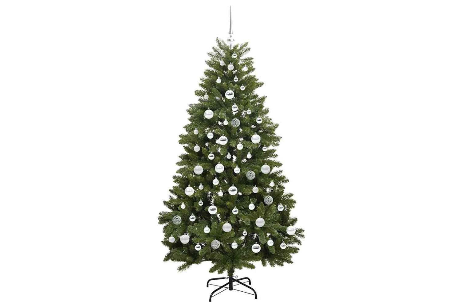Vidaxl Artificial Christmas Tree With Stand Green 180 Cm Pvc And Metal-4