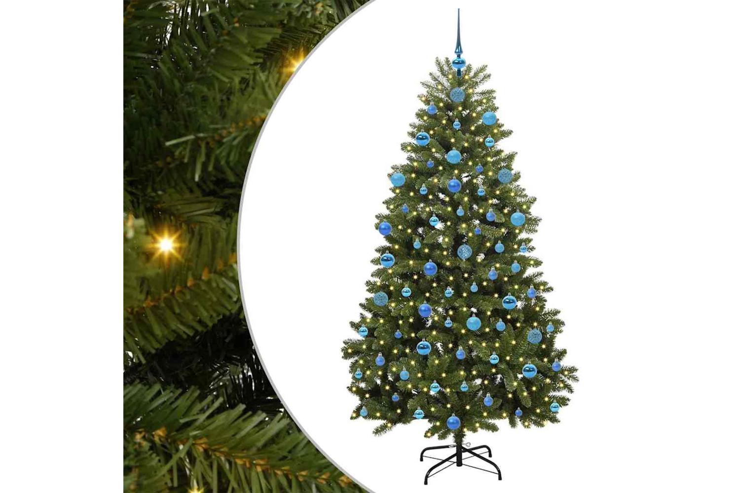 Vidaxl Artificial Christmas Tree With Stand Green 180 Cm Pvc And Metal-2