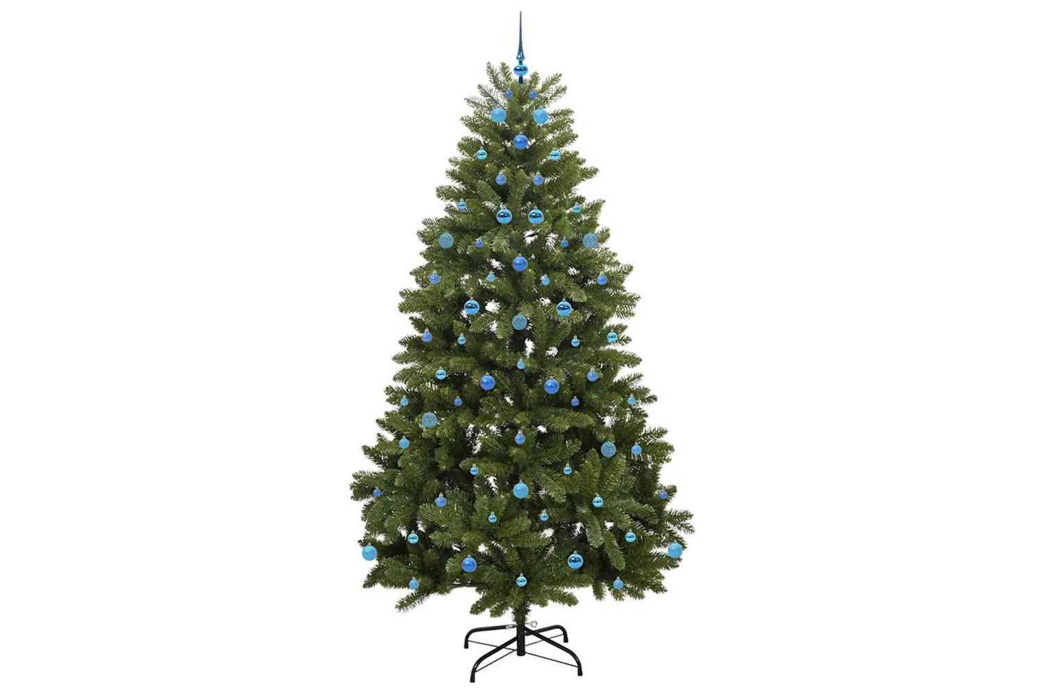 Vidaxl Artificial Christmas Tree With Stand Green 240 Cm Pvc And Metal-4