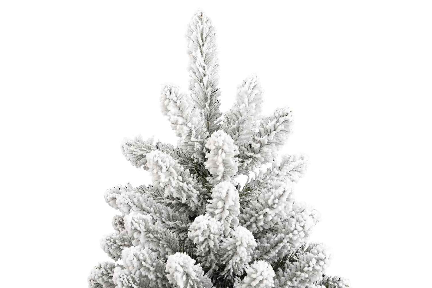 Vidaxl Artificial Christmas Tree Green And White 300 Cm Pvc And Metal-10