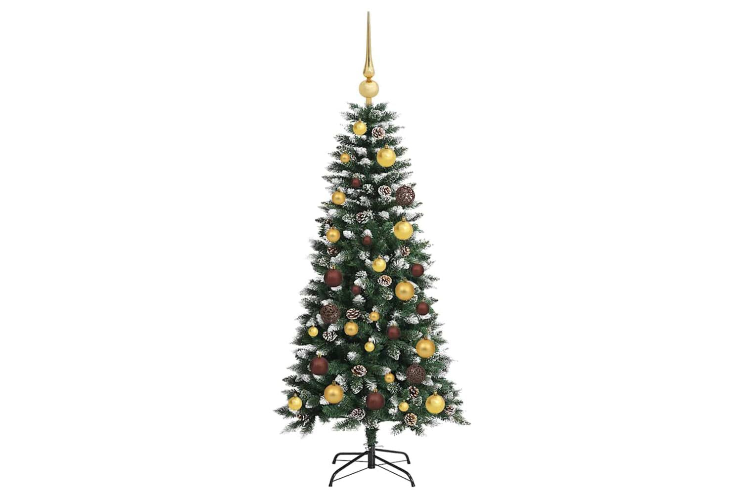 Vidaxl Artificial Christmas Tree With 150 Leds Green 55 X 55 X 120 Cm-4