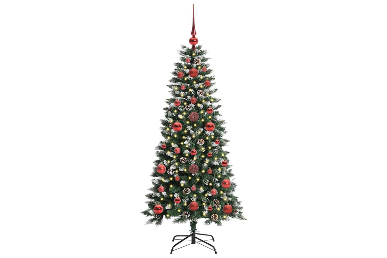 Vidaxl Artificial Christmas Tree With 150 Leds Green 50 X 50 X 120 Cm-3