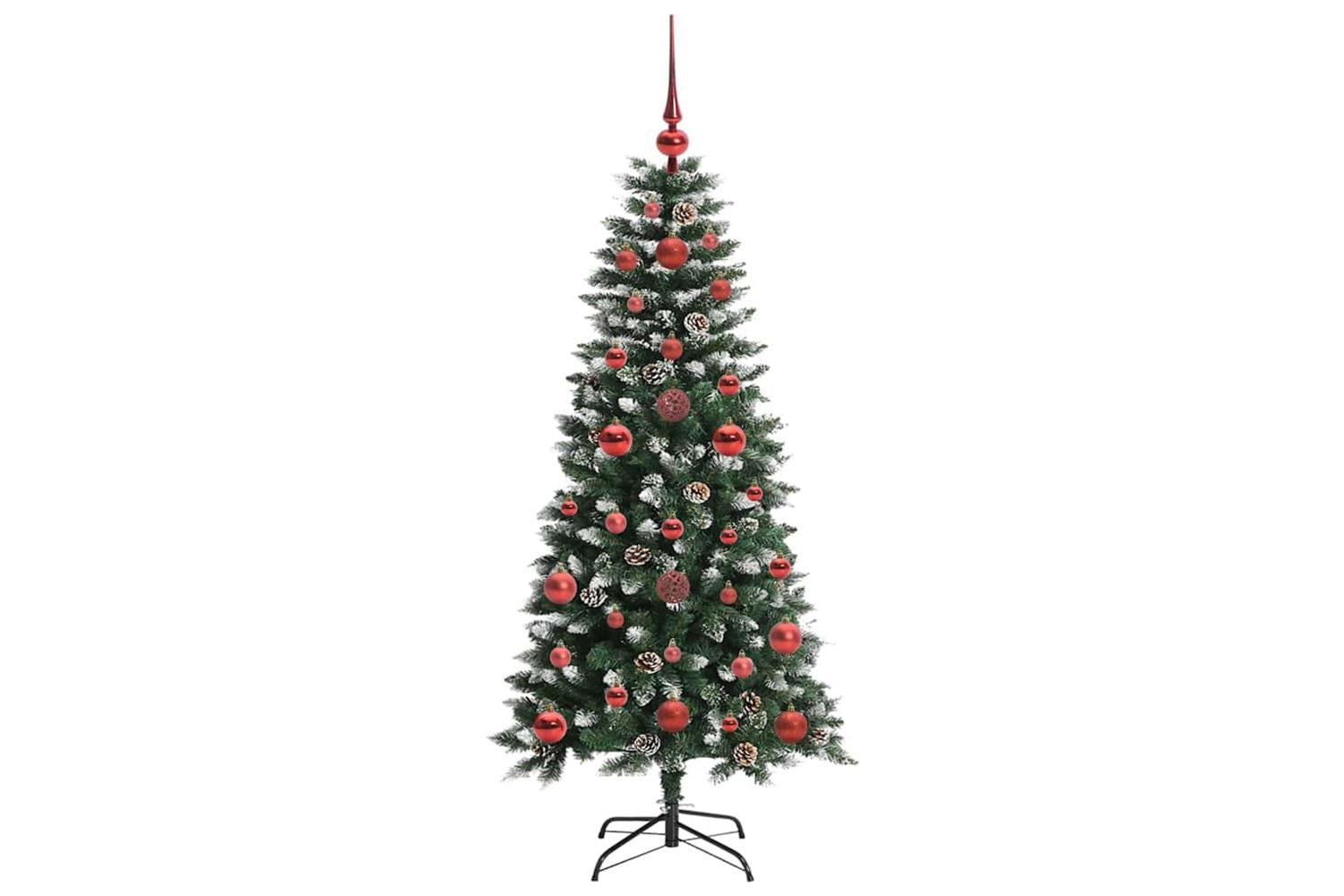 Vidaxl Artificial Christmas Tree With 150 Leds Green 50 X 50 X 120 Cm-4