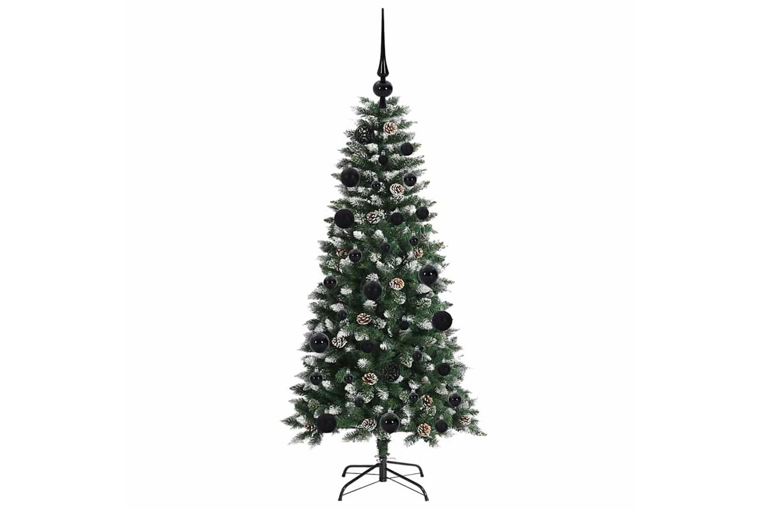 Vidaxl Artificial Christmas Tree With 150 Leds Green 55 X 55 X 120 Cm-4