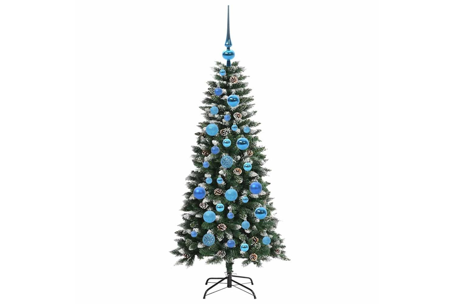 Vidaxl Artificial Christmas Tree With 150 Leds Green 50 X 50 X 120 Cm-4