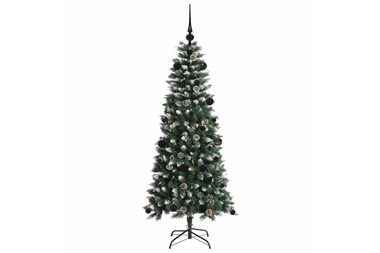 Vidaxl Artificial Christmas Tree With 150 Leds Green 66 X 66 X 150 Cm-5