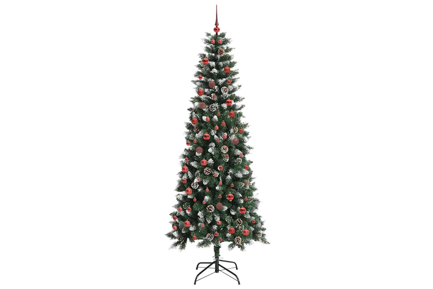 Vidaxl Artificial Christmas Tree With 300 Leds Green 86 X 86 X 210 Cm-3