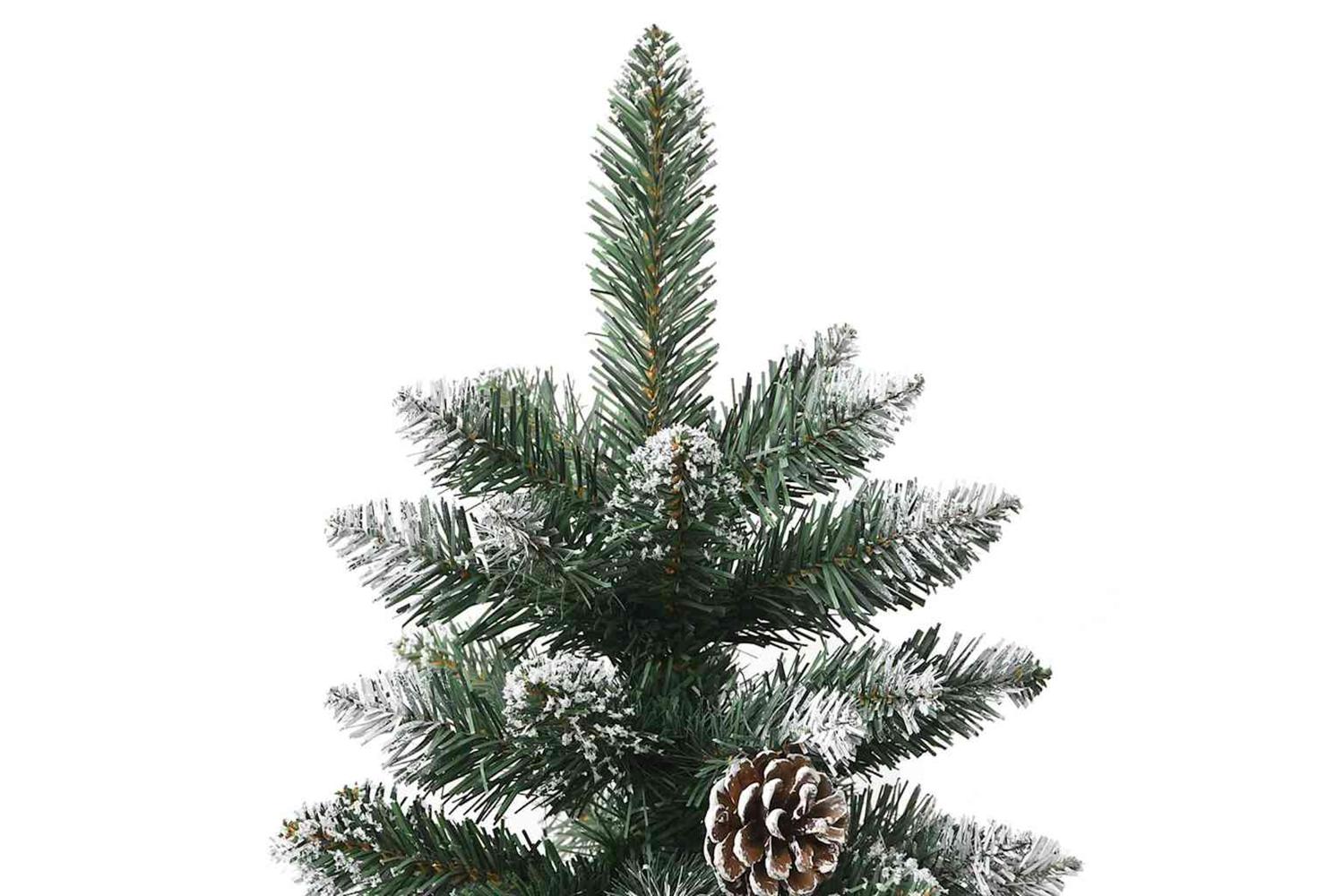 Vidaxl Artificial Christmas Tree With 300 Leds Green 86 X 86 X 210 Cm-10