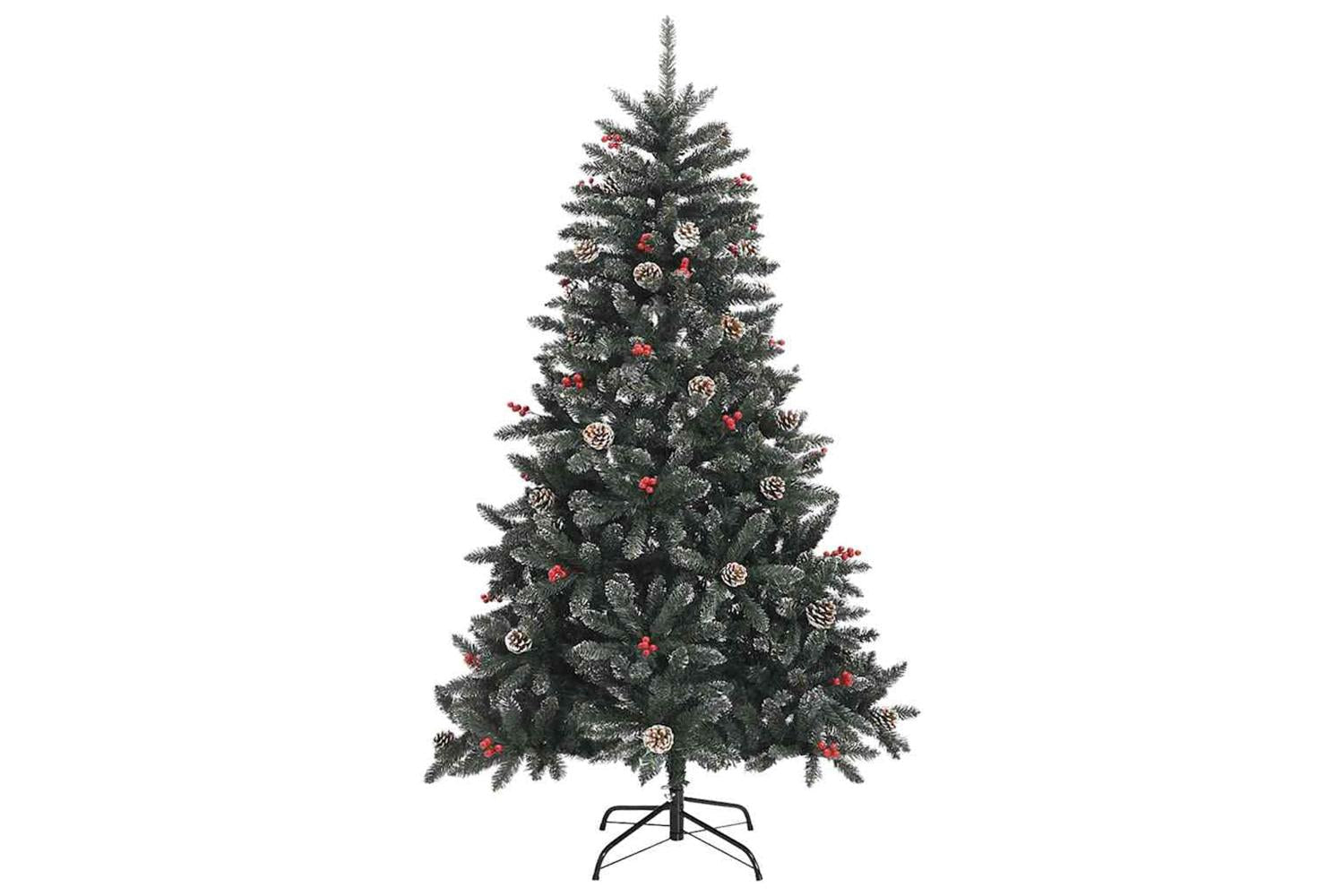 Vidaxl Artificial Christmas Tree With 150 Leds Green 68 X 68 X 120 Cm-5