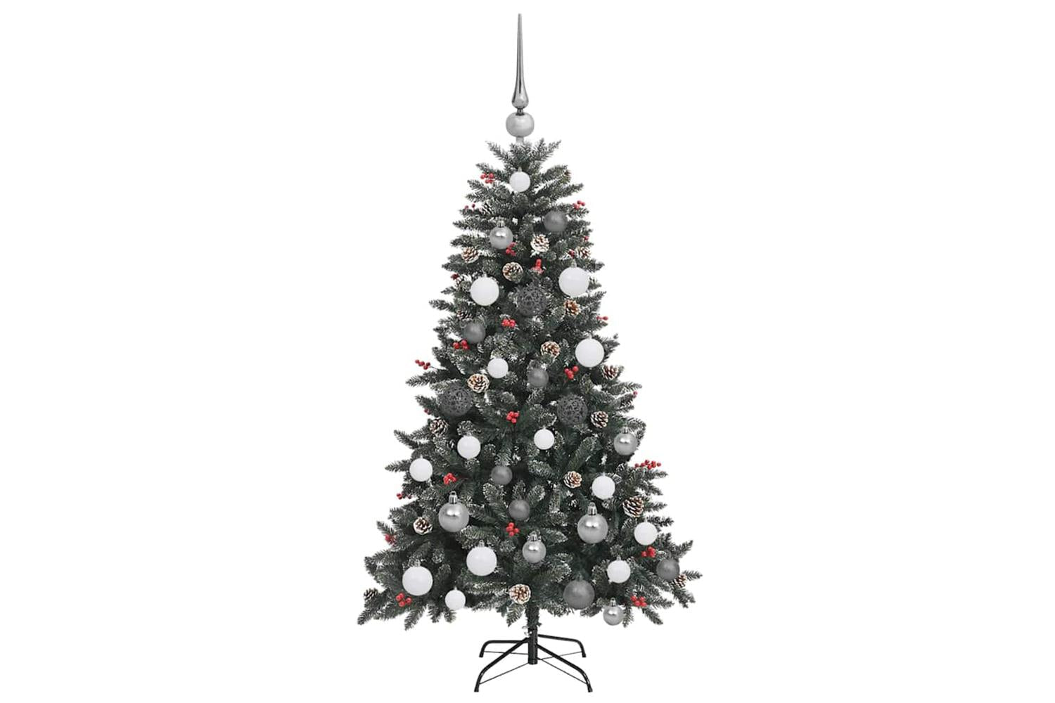 Vidaxl Artificial Christmas Tree With 150 Leds Green 68 X 68 X 120 Cm-5