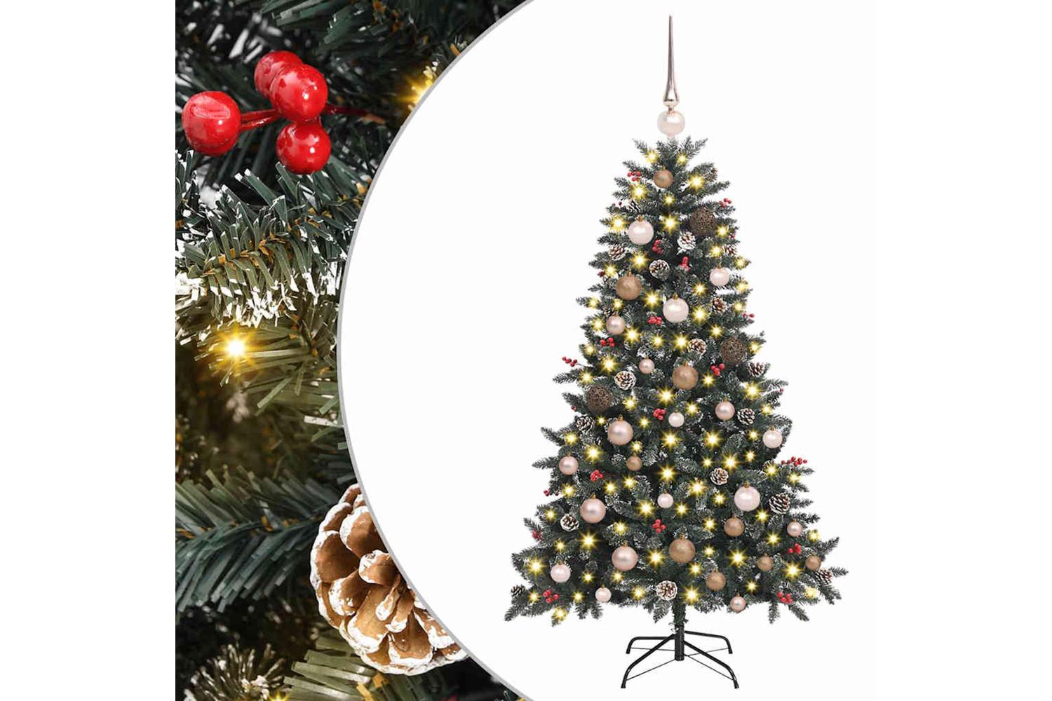 Vidaxl Artificial Christmas Tree With Stand Green 835 X 835 X 150 Cm