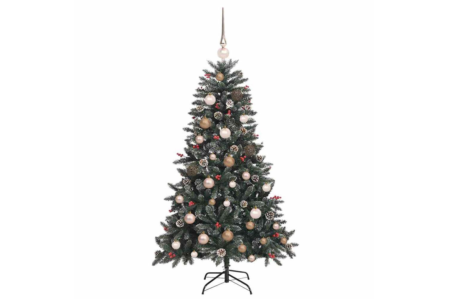 Vidaxl Artificial Christmas Tree With Stand Green 835 X 835 X 150 Cm-4