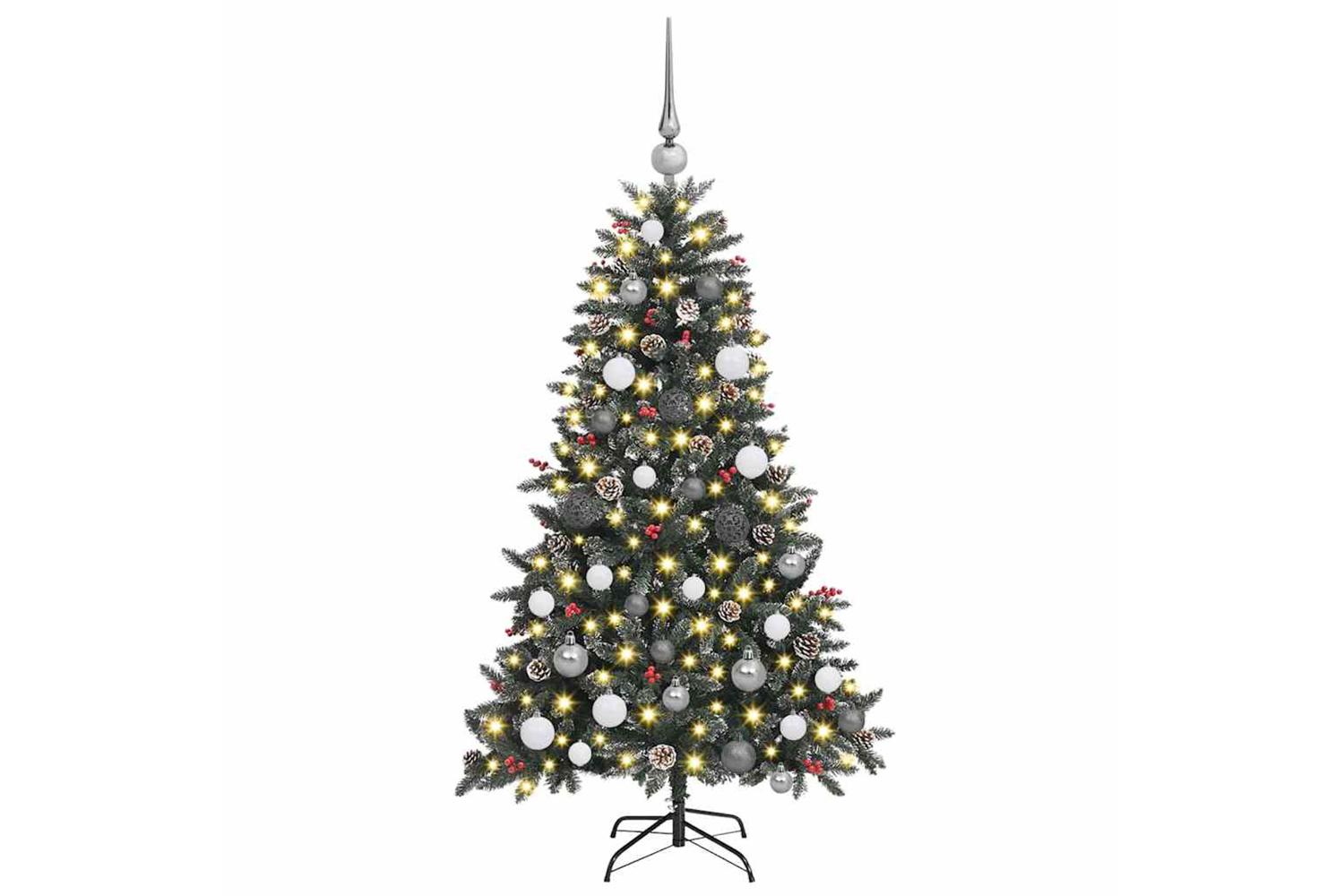 Vidaxl Artificial Christmas Tree With Stand Green 835 X 835 X 150 Cm-3