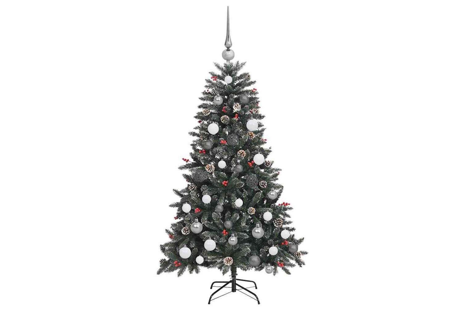 Vidaxl Artificial Christmas Tree With Stand Green 835 X 835 X 150 Cm-5