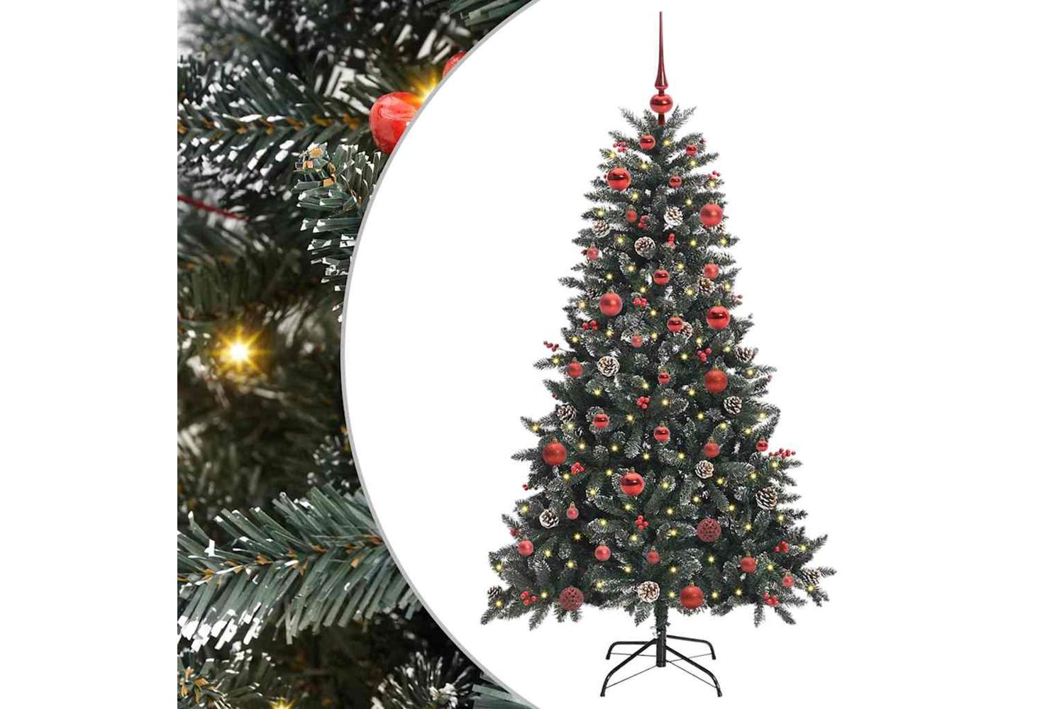Vidaxl Artificial Christmas Tree With Stand Green 835 X 835 X 150 Cm-2