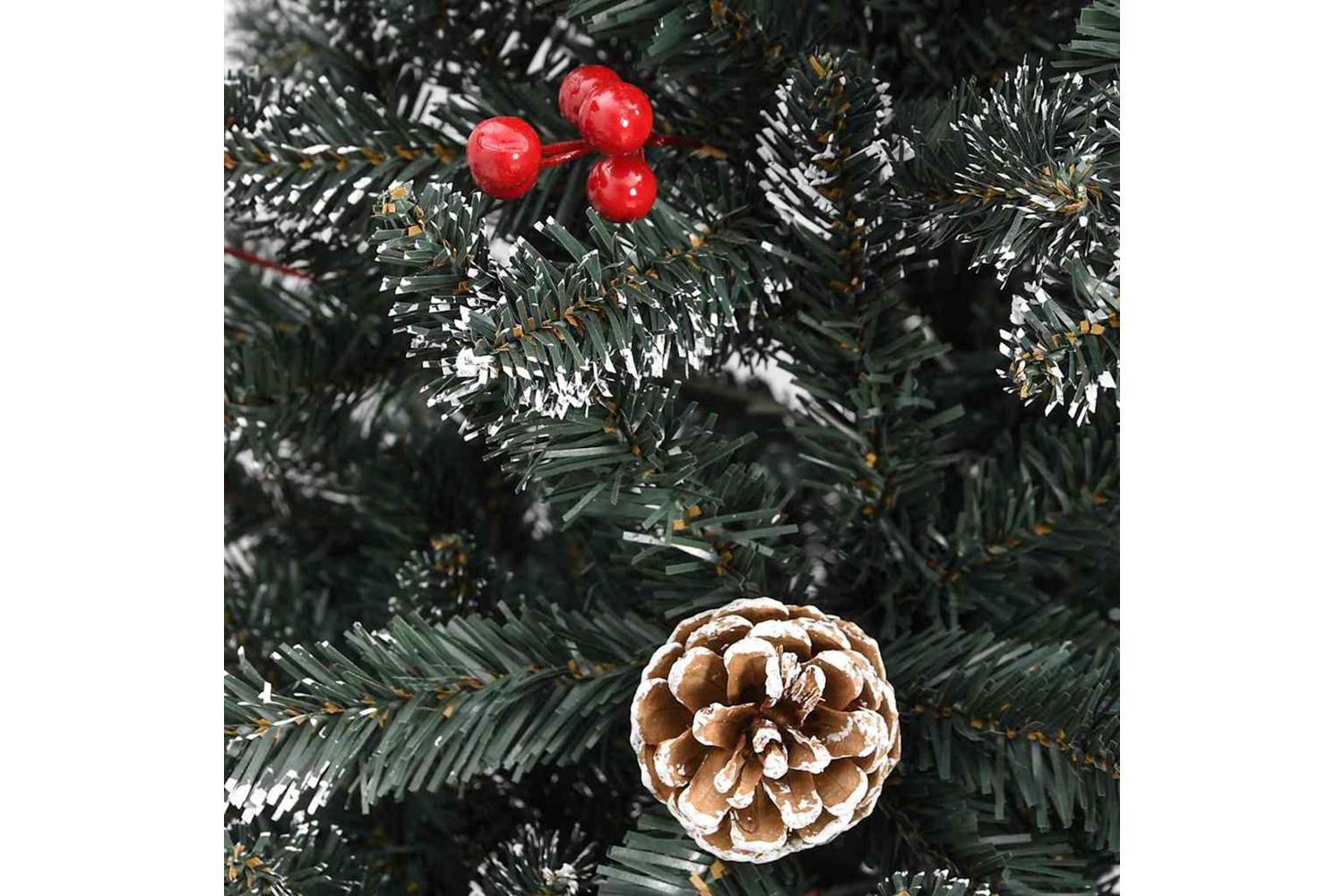 Vidaxl Artificial Christmas Tree With Stand Green 835 X 835 X 150 Cm-10