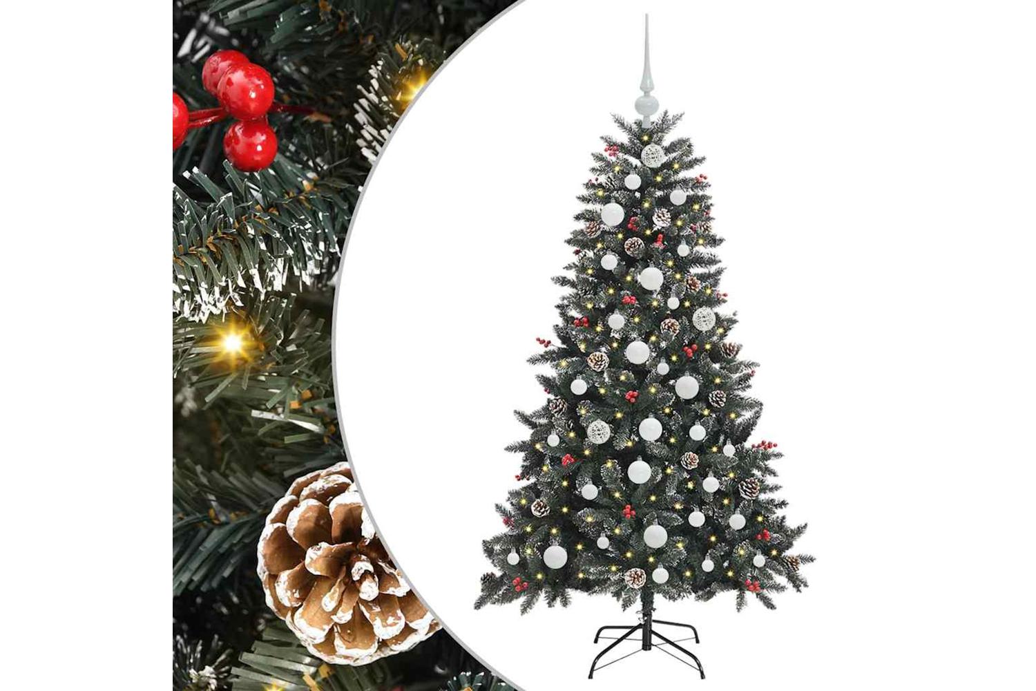Vidaxl Artificial Christmas Tree With Stand Green 835 X 835 X 150 Cm-2