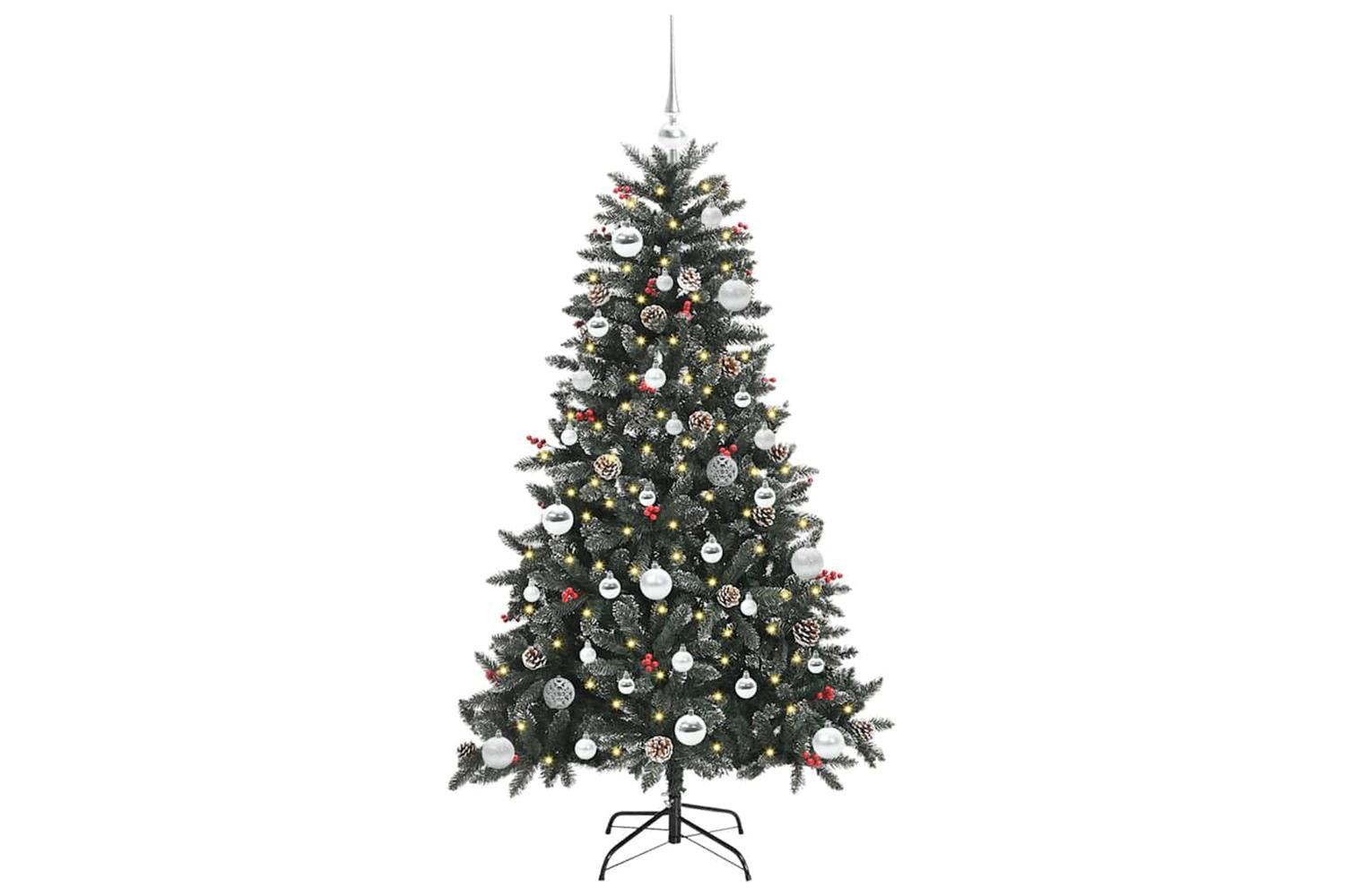 Vidaxl Artificial Christmas Tree With Stand Green 835 X 835 X 150 Cm-3