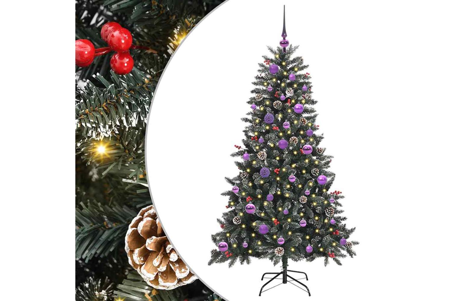 Vidaxl Artificial Christmas Tree With Stand Green 835 X 835 X 150 Cm-2