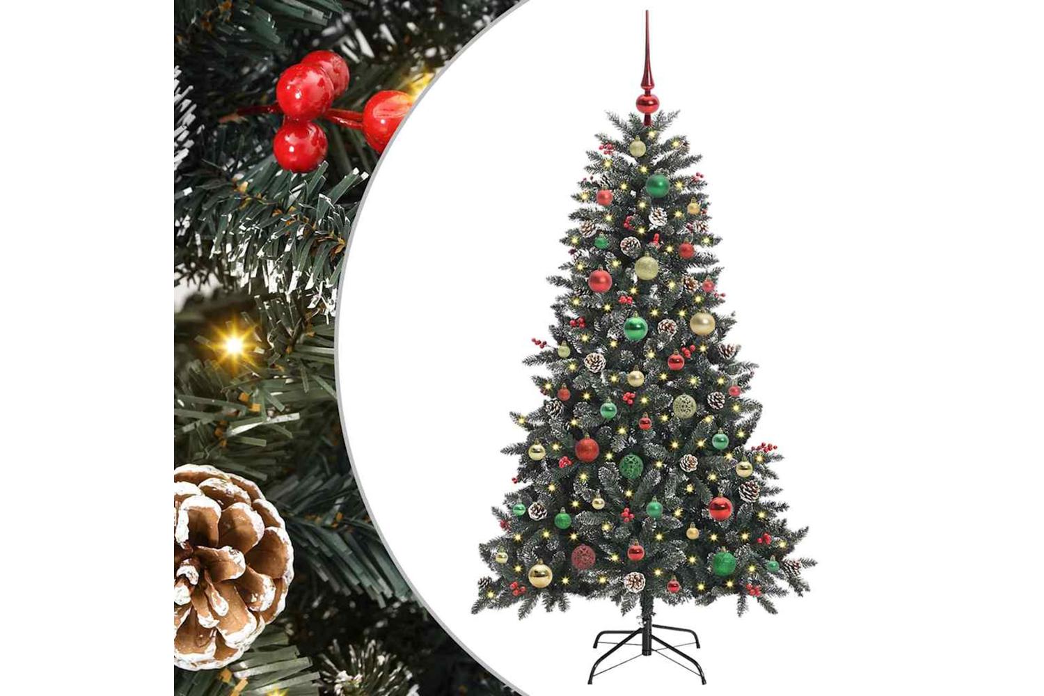 Vidaxl Artificial Christmas Tree With Stand Green 835 X 835 X 150 Cm-2