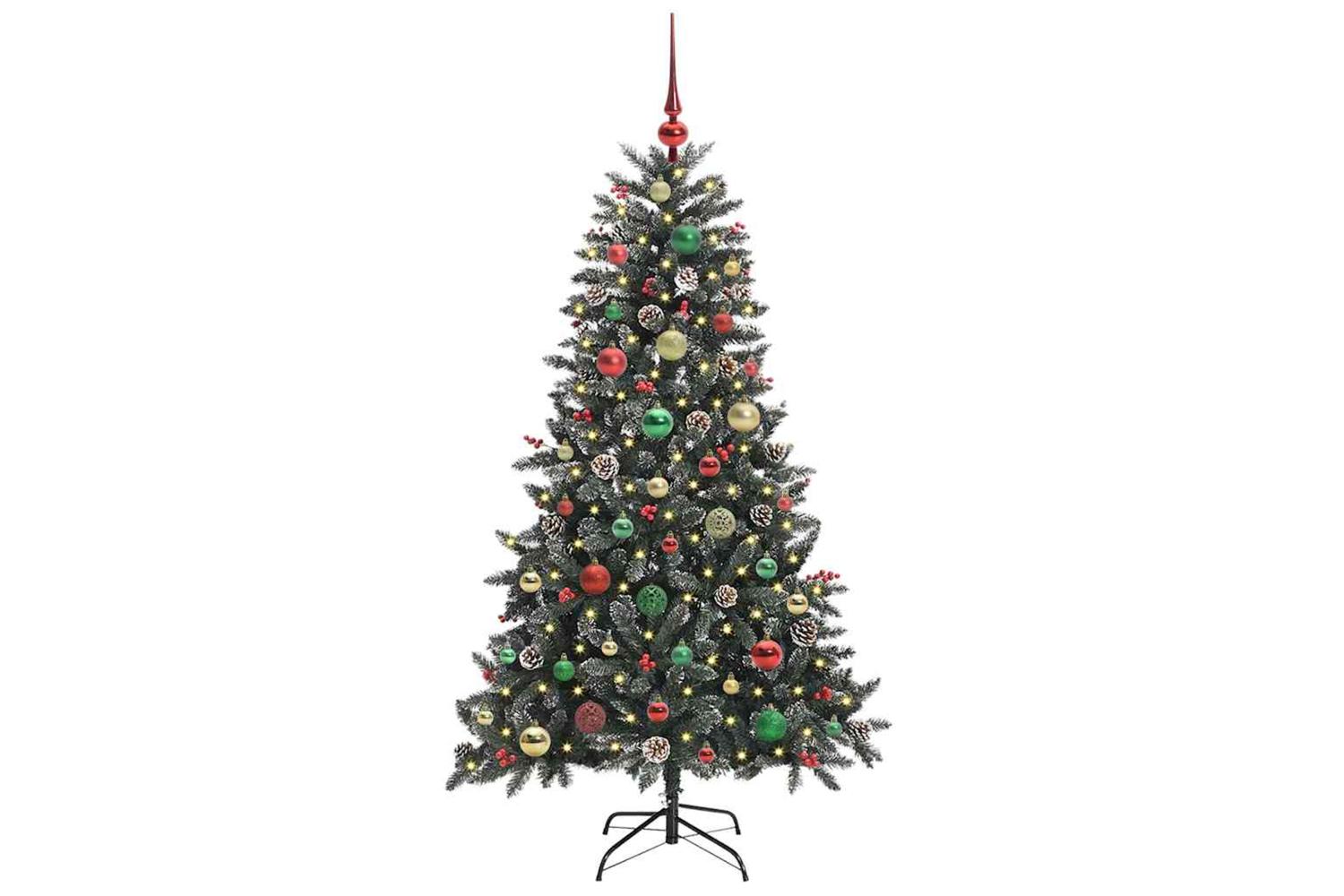 Vidaxl Artificial Christmas Tree With Stand Green 835 X 835 X 150 Cm-3
