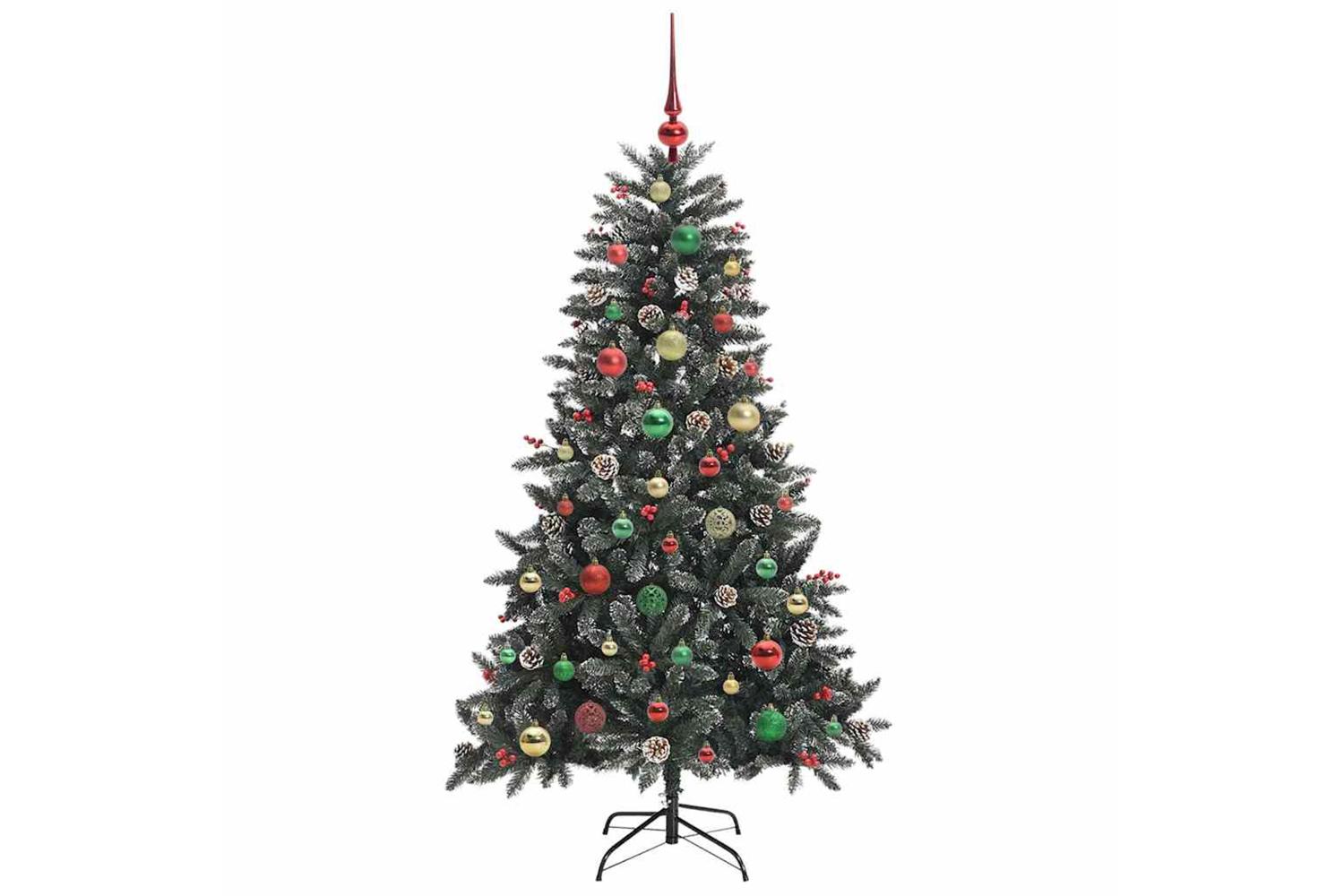 Vidaxl Artificial Christmas Tree With Stand Green 835 X 835 X 150 Cm-6