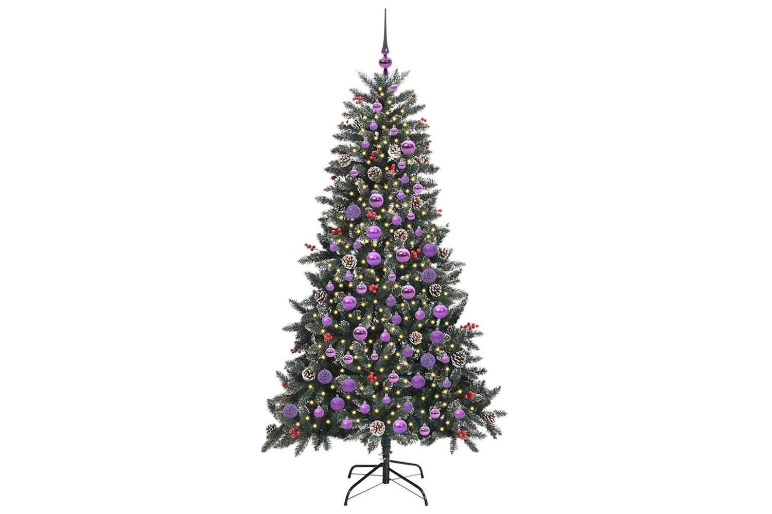 Vidaxl Artificial Christmas Tree With 300 Leds Green 99 X 99 X 180 Cm-3