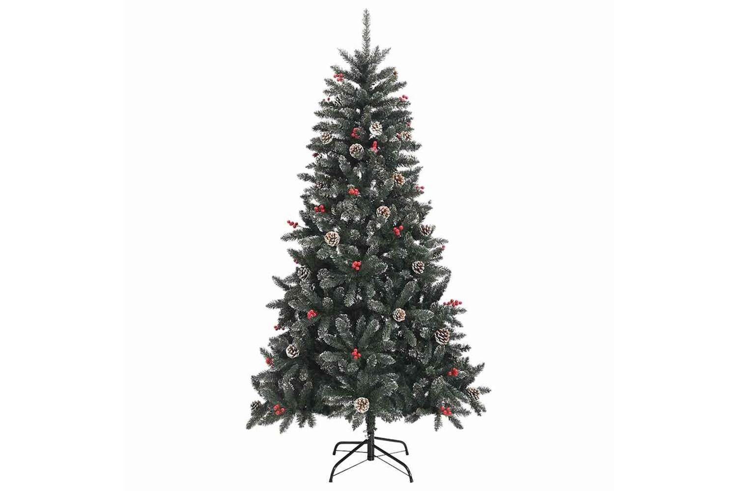 Vidaxl Artificial Christmas Tree With 300 Leds Green 99 X 99 X 180 Cm-5