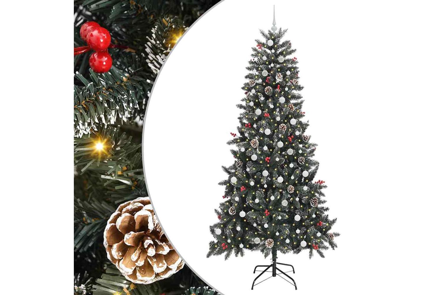 Vidaxl Artificial Christmas Tree Green 1295 X 1295 X 240 Cm-2
