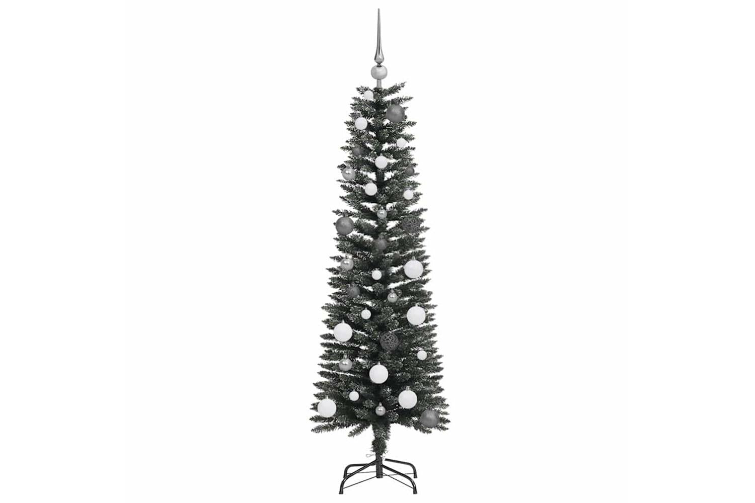 Vidaxl Artificial Christmas Tree With 150 Leds Green 43 X 43 X 150 Cm-5