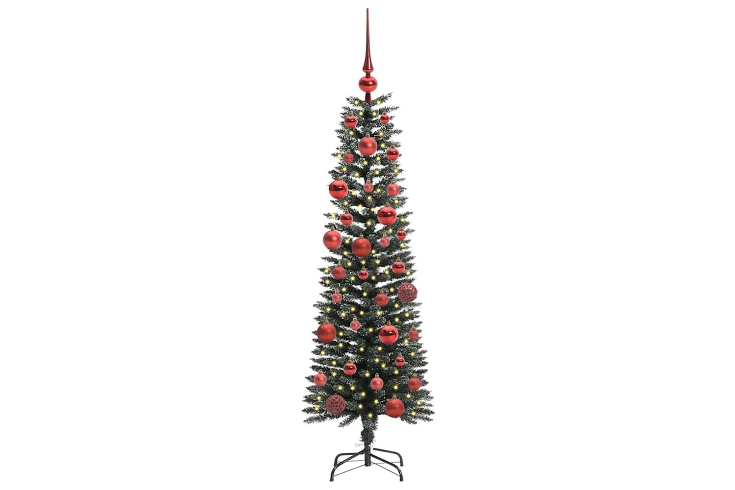 Vidaxl Artificial Christmas Tree With 150 Leds Green 43 X 43 X 150 Cm-3