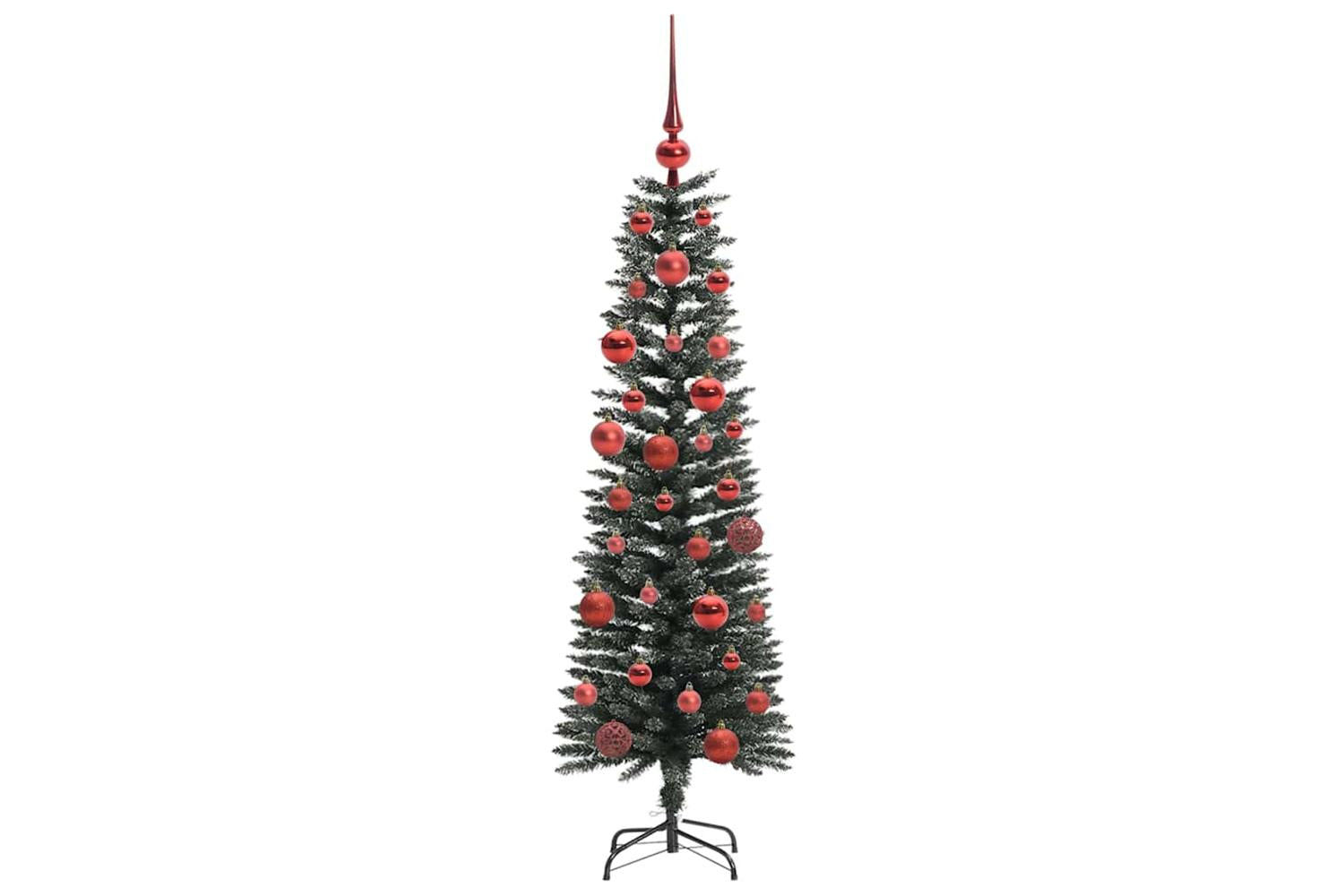 Vidaxl Artificial Christmas Tree With 150 Leds Green 43 X 43 X 150 Cm-4